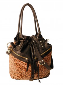 Lili Leopard Shoulder Tote | Doll Face Handbag Boutique